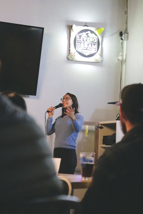 Local comedian Gabby Gutierrez-Reed also performed in the Max Taps showcase Jan. 25. The show went from 9 until about 10:30 p.m.