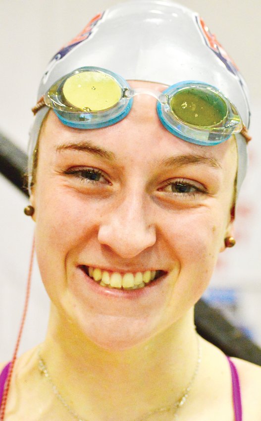 Heritage senior swimmer Megan Deevy.