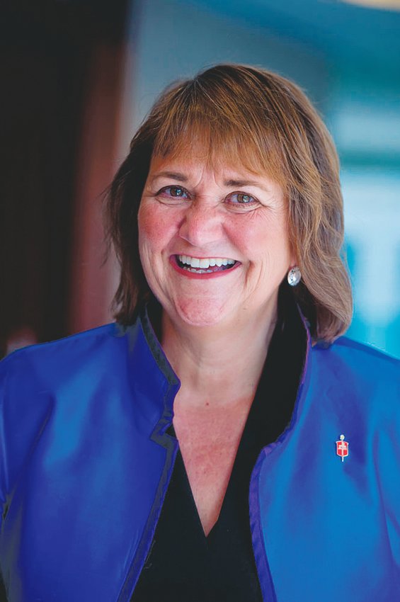 Bishop Karen Oliveto of the Mountain Sky Conference — which includes Colorado, Utah, Wyoming and Montana — is the first openly lesbian bishop elected to the office.