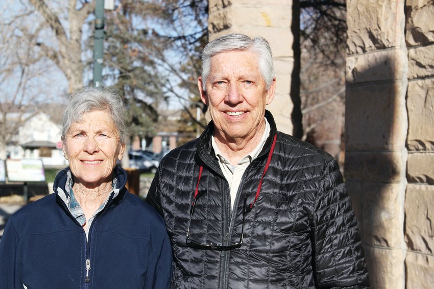 Bob and Linda Karcz took a stroll through downtown Castle Rock on March 25 as news broke that the Tri-County Health Department would issue a stay-at-home order effective 8 a.m. on March 26.