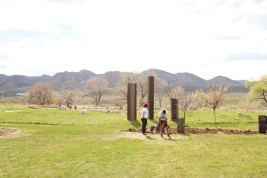 The Castillos buried their son, Kendrick, at Seven Stones Cemetery. The botanical garden cemetery focuses on healing through nature and incorporates art throughout the grounds. The Castillos chose a plot for Kendrick next to three basalt columns, which reminded John and Maria of their family of three.