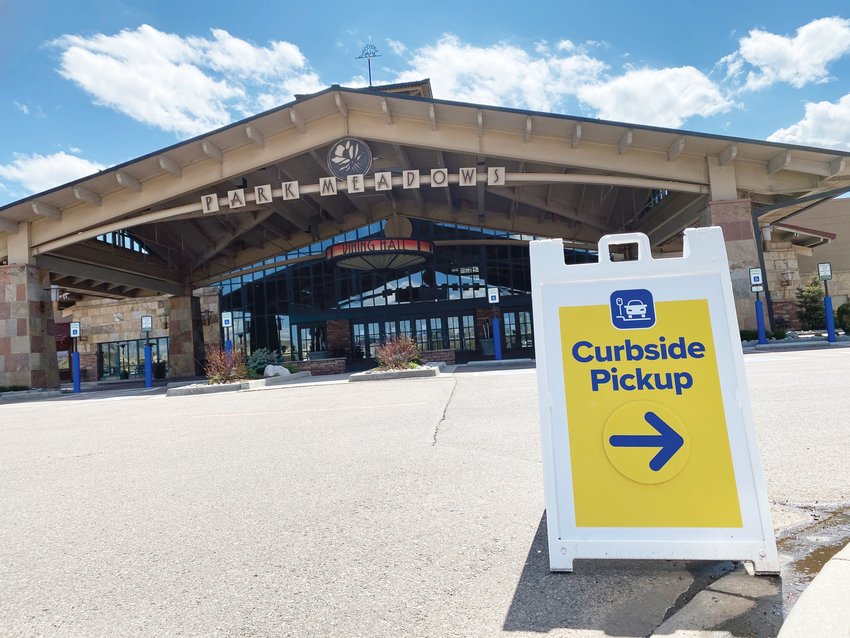 Curbside pickup has been allowed at Park Meadows as long as retail has been allowed to operate doing so.