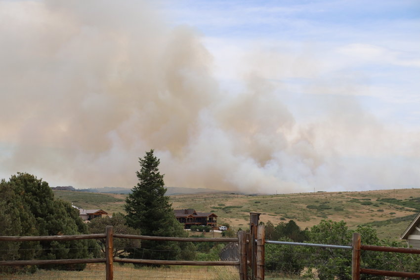 The Chatridge 2 fire near Chatridge Court and U.S. Highway 85 in Douglas County on June 29, 2020.