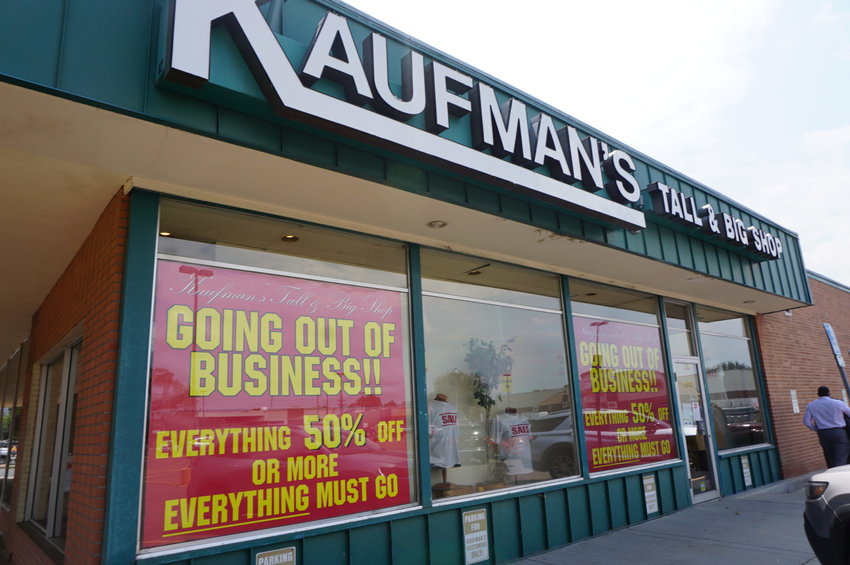 Kaufman’s Tall and Big Shop in Englewood is closing after 62 years.