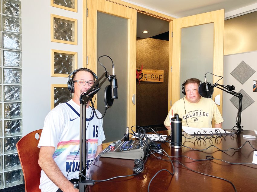Klint Rudloph, left, and Paul Dwyer are both hosts of a new podcast called “Dance Dads,” set to launch soon.