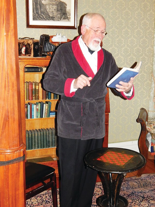 Local actor Jim Hunt reads a spooky tale during a past year’s Victorian Horrors at the Molly Brown House Museum. This year, the event is offered as both an in-person or at-home experience.