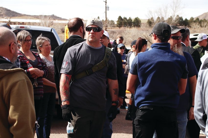 United American Defense Force, the armed branch of FEC United, attended the rally and provided security, according to representatives of the organization.