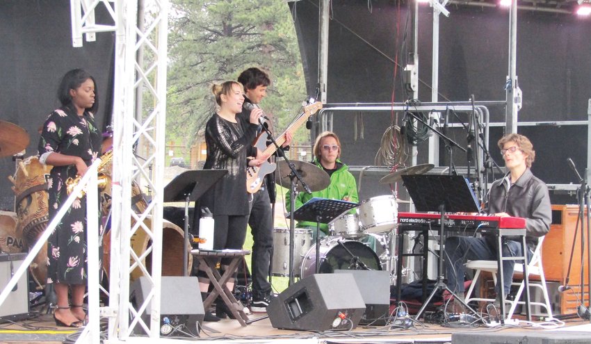 Franny and the Jetts perform at the inaugural Memorial Day Music Festival at the Buchanan fields. The Evergreen Music Festival on July 4 will be an all-day event.