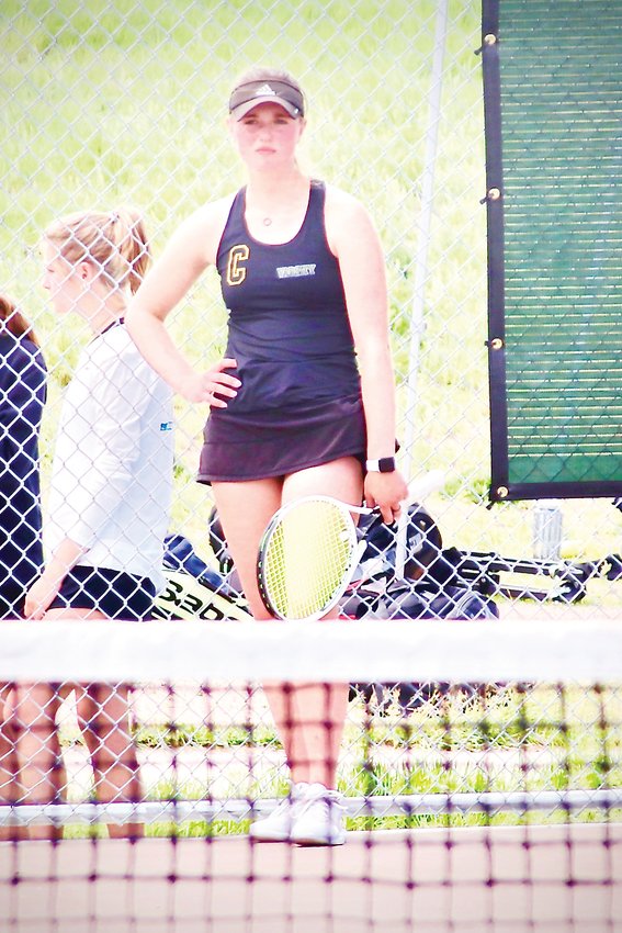Arapahoe's Julia Rydel lost a three-set No. 1 singles final to Mountain Vista's Lauren Hayes in the Region 5 state qualifying tournament on June 2.