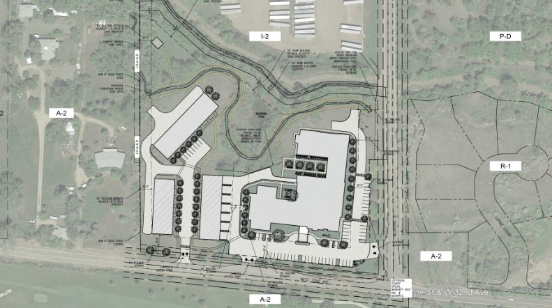 A conceptual plan created by Aardex Real Estate Services showing what its proposed senior facility could look like.