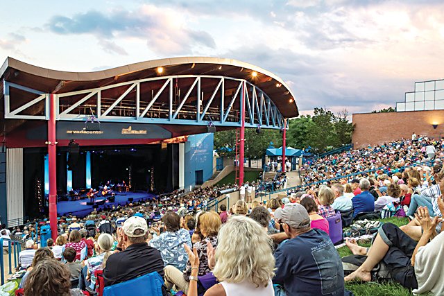 The outdoor amphitheater at the Arvada Center for the Arts and Humanities.