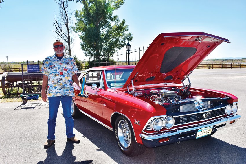 Tom Miller won the top 10 trophy for his 1966 Chevelle. He spent 10 years remodeling and restoring it.