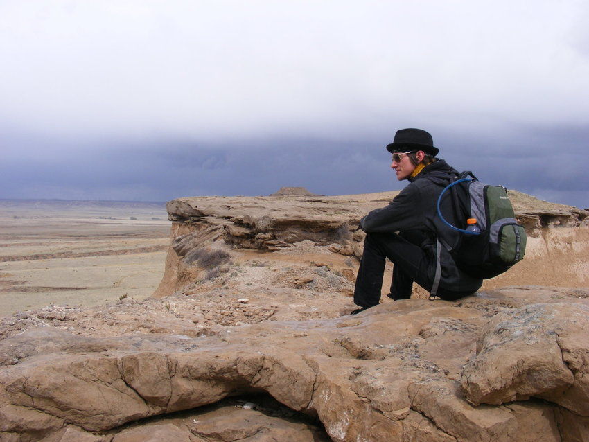Joseph Hix at Pawnee Buttes in northeast Colorado in 2015.