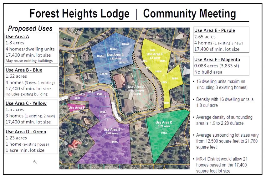 The Forest Heights Lodge on Forest Hill Road wants to rezone its 8.77-acre property to residential.