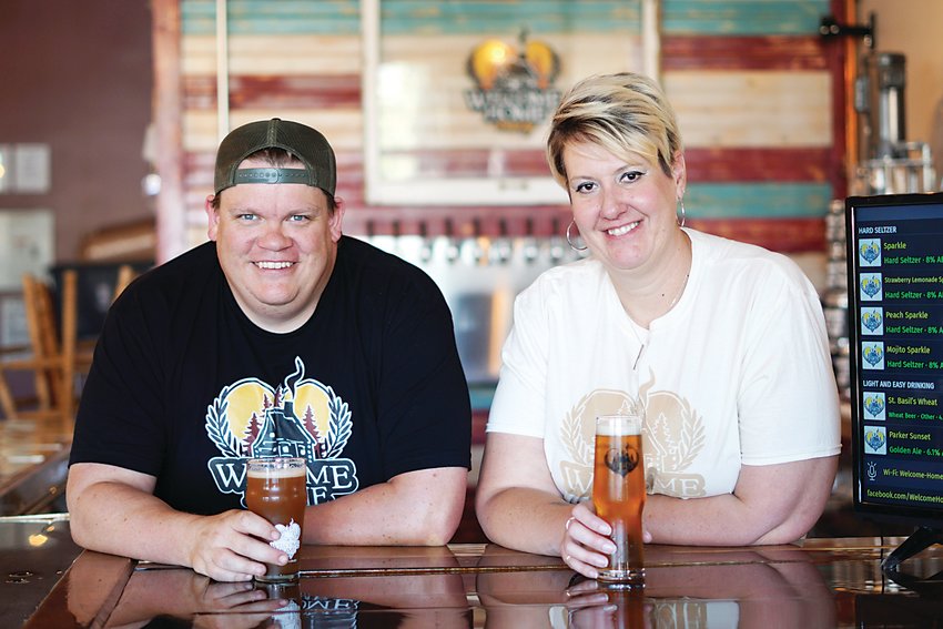 Aaron and Sharon Murphy, Aurora residents, opened Welcome Home Brewery in Parker in October 2018.