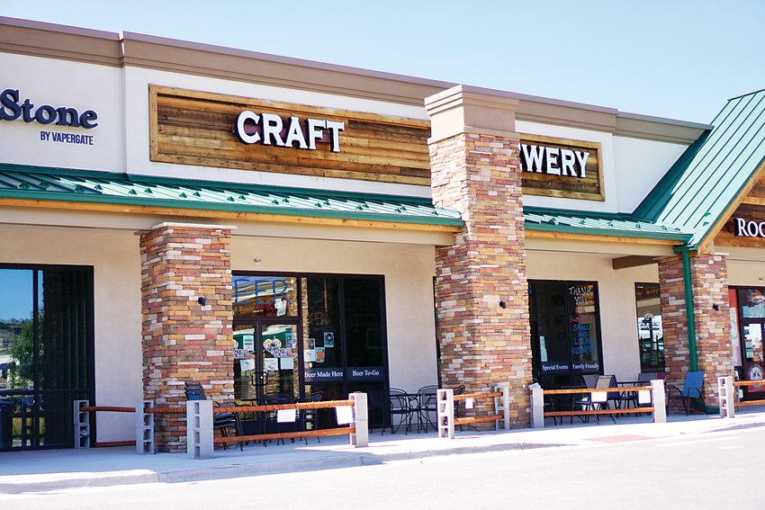 Welcome Home Brewery, located at the corner of Hess Road and Parker Road, offers beer, root beer, seltzers and small bites.