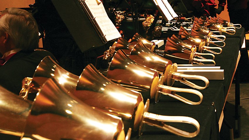 The Smithtonian Handbell Ensemble will perform on Dec. 11 at Bemis Library in Littleton.
