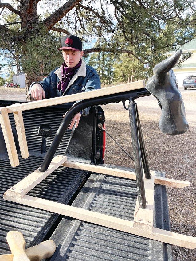 Brian Gillen and his father work together to build dummies and training equipment to help Brian achieve his dreams of becoming a professional tie-down roper.