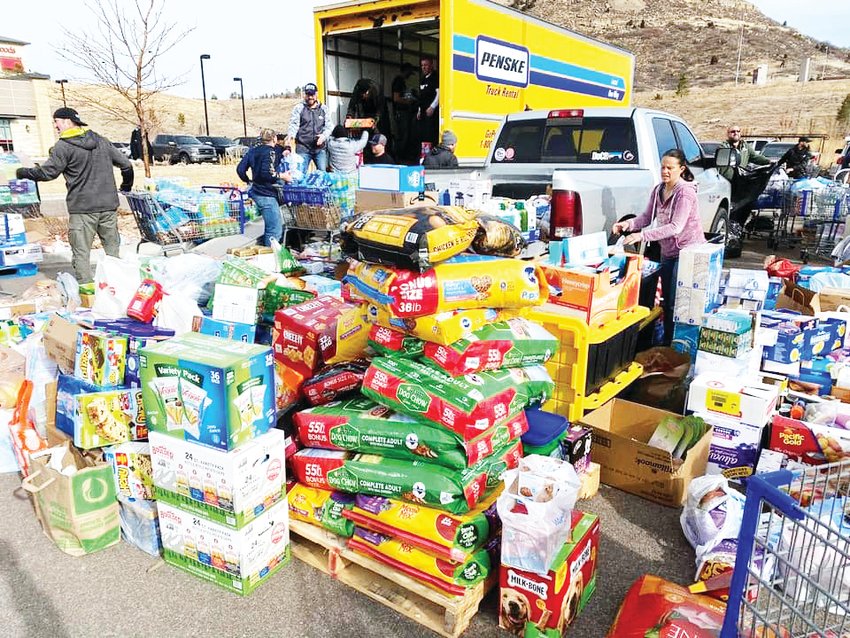 With collection locations set throughout the weekend, including one at Sam’s Club, the Dads of Castle Rock collected trailers full of donations for the victims of the Marshal Fire in Boulder County.