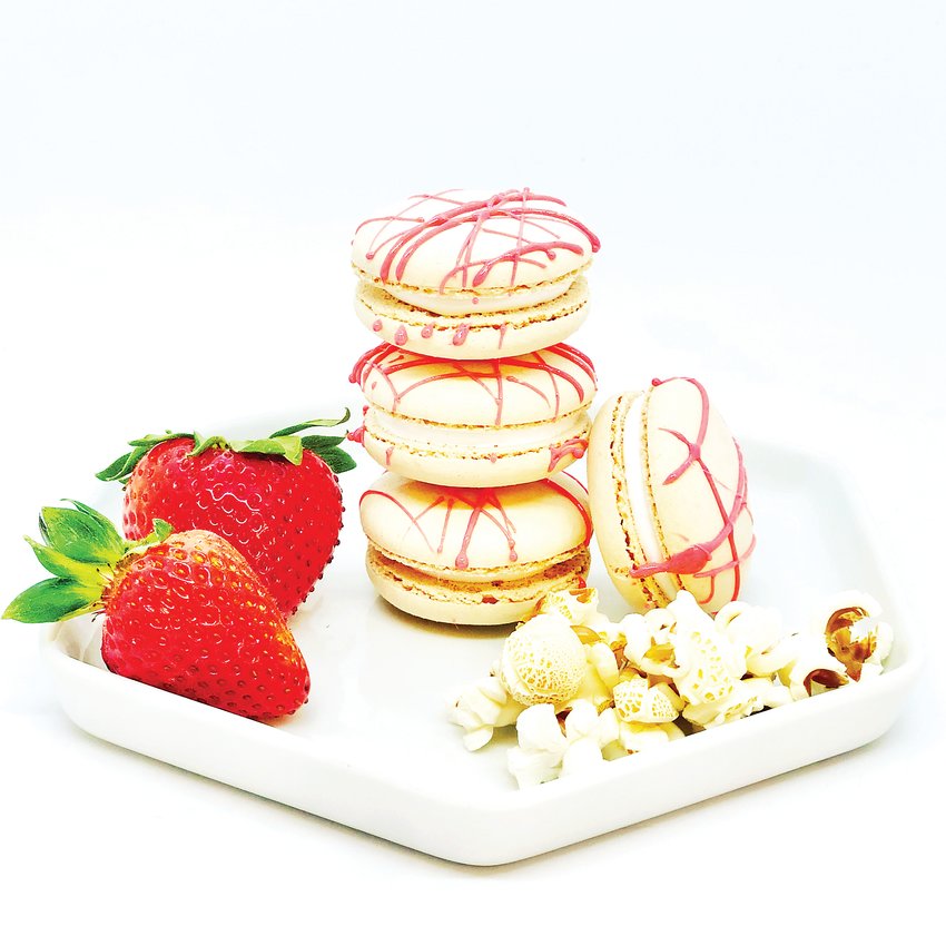 Honey B's Macarons are made with almond flour, eggs and sugar but no artificial fillers, flavors or sweeteners.