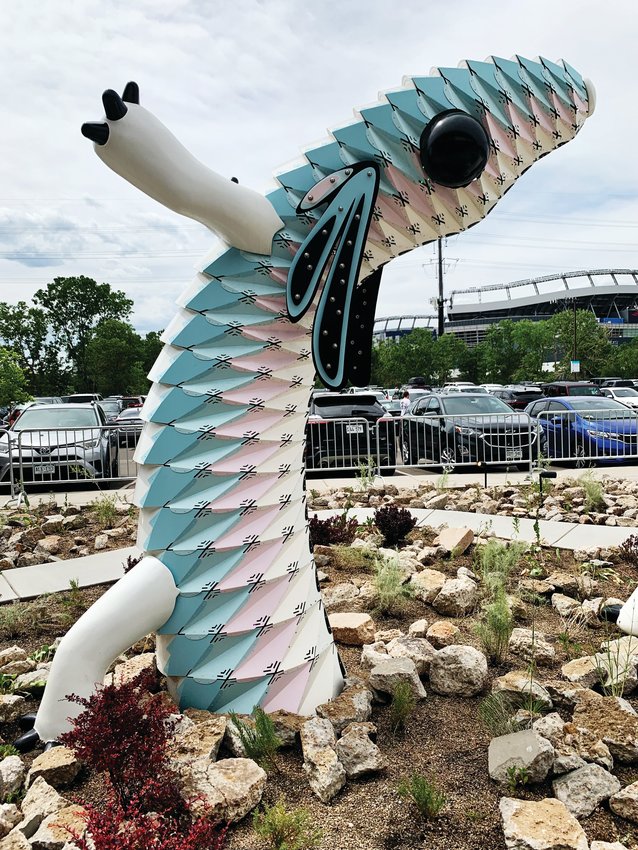 The Plethodon welcomes guests to Meow Wolf Convergence Station in Denver. Soon, the Plethodon Sculpture Garden will be vibrant with alien-like plants and xeriscaping, thanks to the Denver Botanic Gardens. Story on PXX