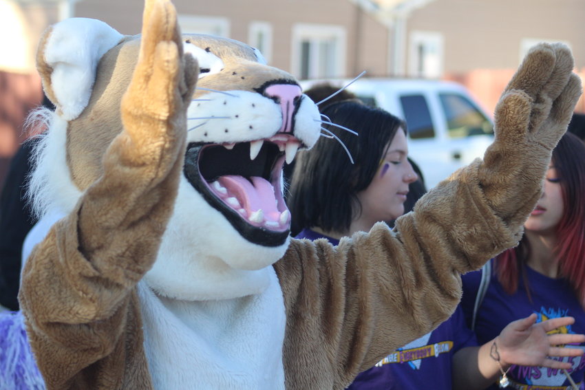 Here's one happy Tiger -- the Kearney Middle School mascot, too -- in attendance at this year's Adams City High School homecoming parade Sept. 17.