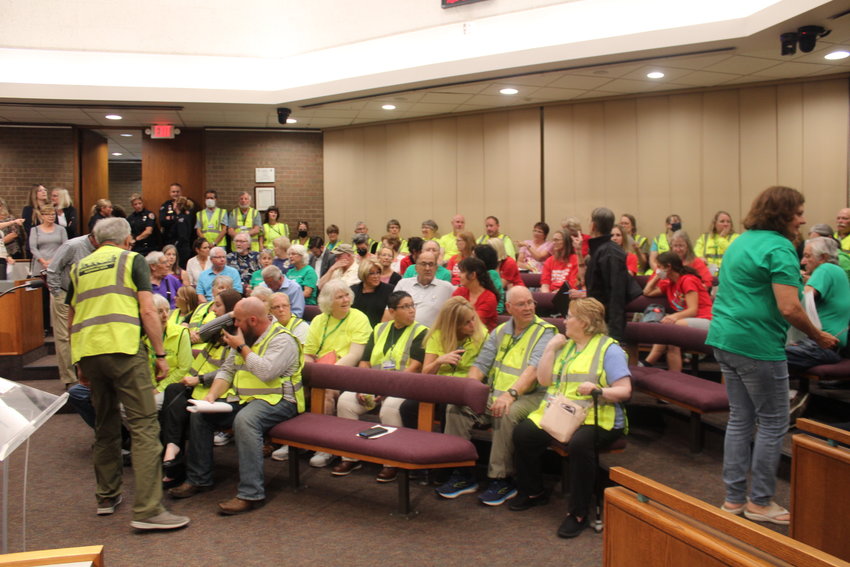 The scene at Arvada City Council's Sept. 19 meeting.