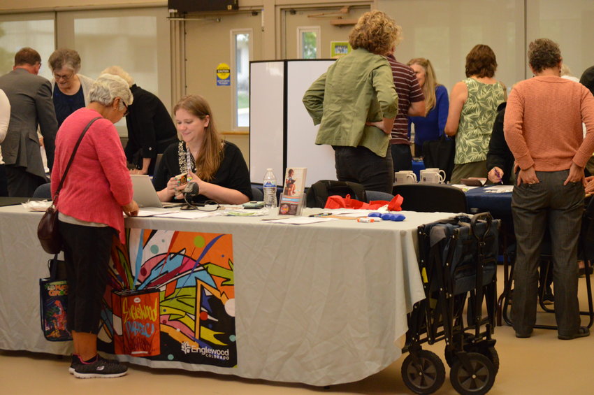 A variety of exhibitors were at the Sept. 21 “Senior Safety Symposium,” many of which offered pamphlets with information for older adults.