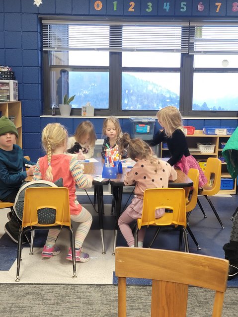 Preschoolers at King-Murphy Elementary in Evergreen enjoy new classrooms. Some lawmakers  want to see TABOR refunds support public education.