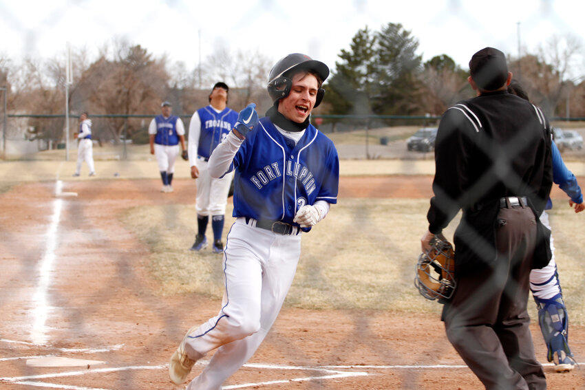 Eloy Lezama (2) brings in a run for the Bluedevils in their non-league game against Thornton.